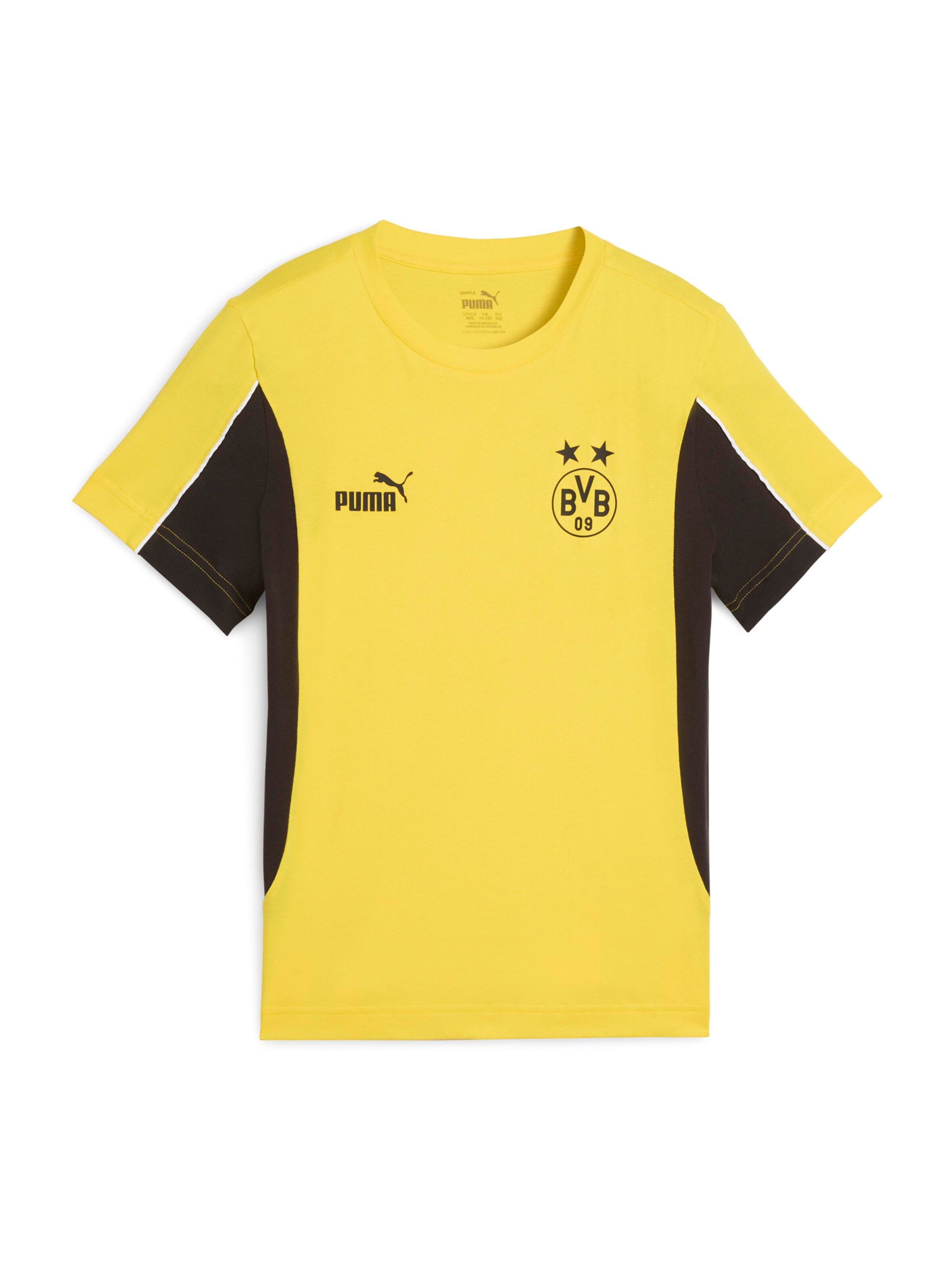 PUMA Performance Shirt 'Borussia Dortmund FtblArchive' in Yellow: front