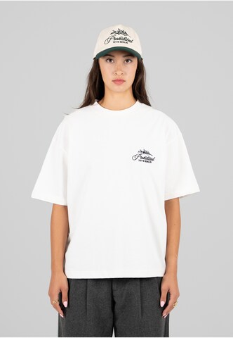 Prohibited - Camisa 'Leaf' em branco