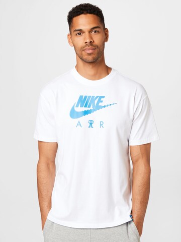 Tricou 'DNA Air' de la Nike Sportswear pe alb: față