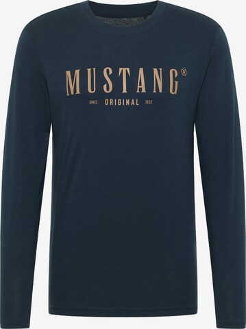 MUSTANG Shirt in Blue: front