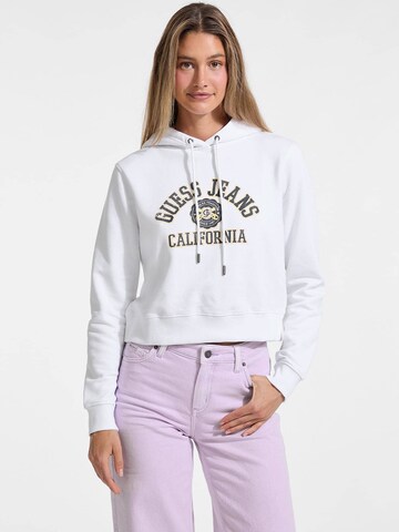GUESS Sweatshirt in Weiß: Vorderseite