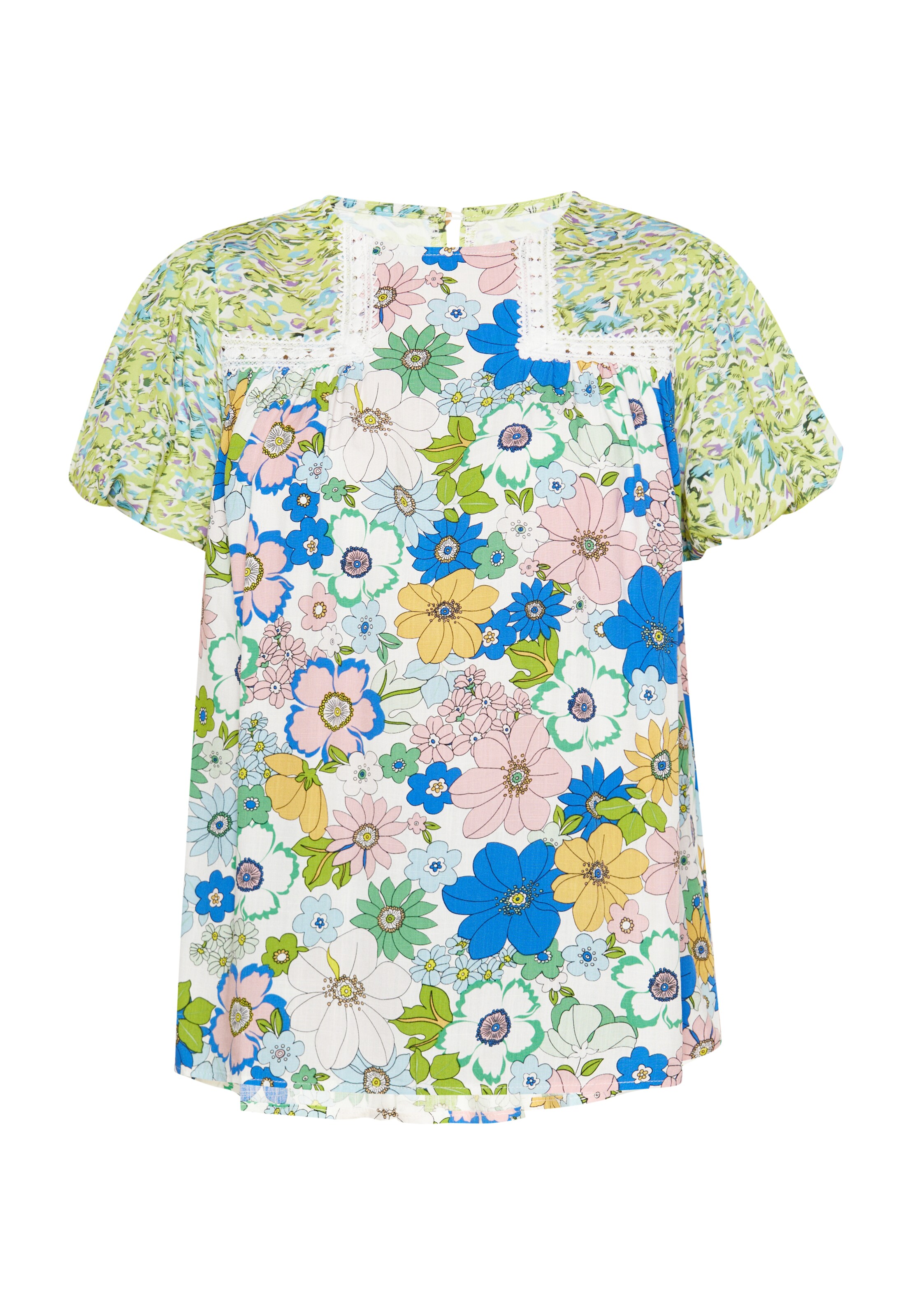 usha FESTIVAL Blūze, krāsa - zaļš / jauktu krāsu, Preces skats