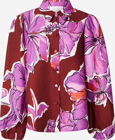 Rich & Royal Pluus XS suuruses roosa / bordoo / must / valge, Tootevaade
