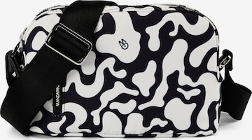 MANDARINA DUCK Umhängetasche 'Hunter Moire' in Schwarz: Vorderseite