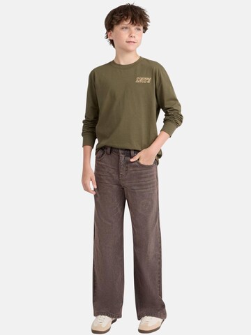 Levi's Kids Luźne Jeansy w kolorze brązowy