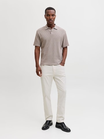 JACK & JONES regular Bukser 'JPSTClark Finn' i hvid