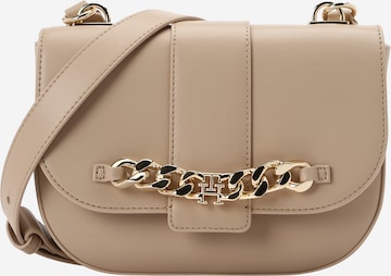 TOMMY HILFIGER Crossbody Bag 'Luxe' in Beige: front