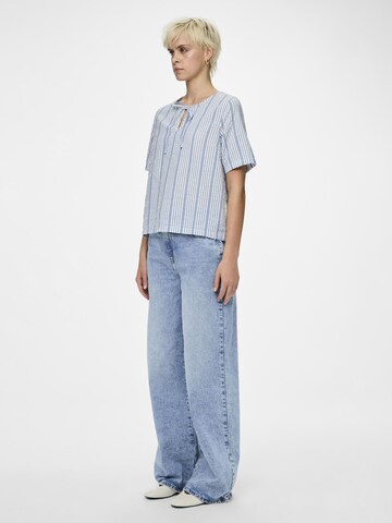 Chemisier 'PCTessa' PIECES en bleu