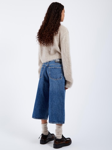 Dr. Denim Loosefit Jeans 'Dace Mid Wide Capri' in Blauw