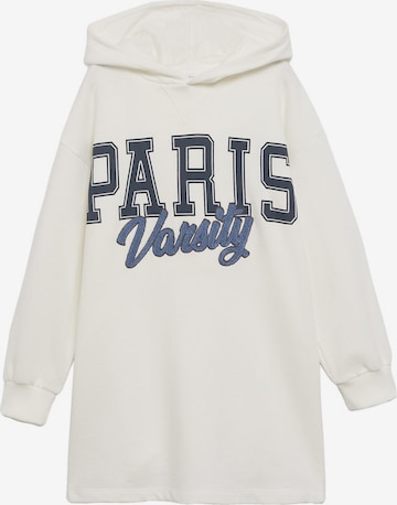 MANGO KIDS Jurk 'Paris' in Wit: voorkant