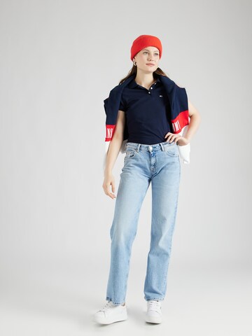 Tommy Jeans Shirt 'ESSENTIAL' in Blauw