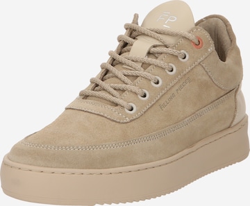 Filling Pieces - Zapatillas deportivas bajas 'Eva' en beige: frente