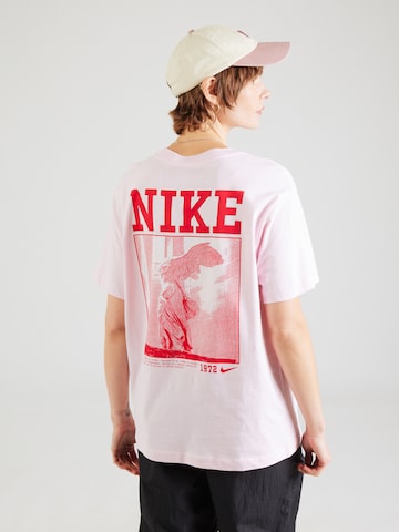 Nike Sportswear - Camisa em rosa: frente