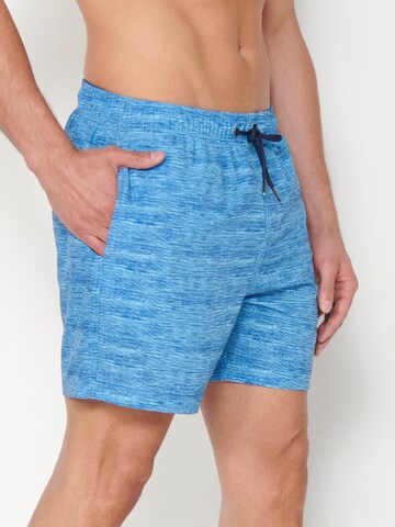 KOROSHI Badeshorts in Blau