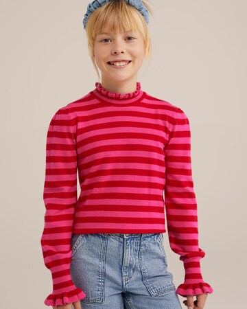 Pullover di WE Fashion in rosa: frontale
