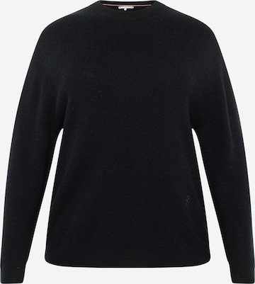 Tommy Hilfiger Curve Pullover in Schwarz: predná strana