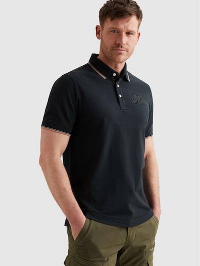 PME Legend Shirt 'Polo shirt in piqué with artwork'‌‌‌‌‌‌‌‌‌‌ in S in dunkelblau, Produktansicht