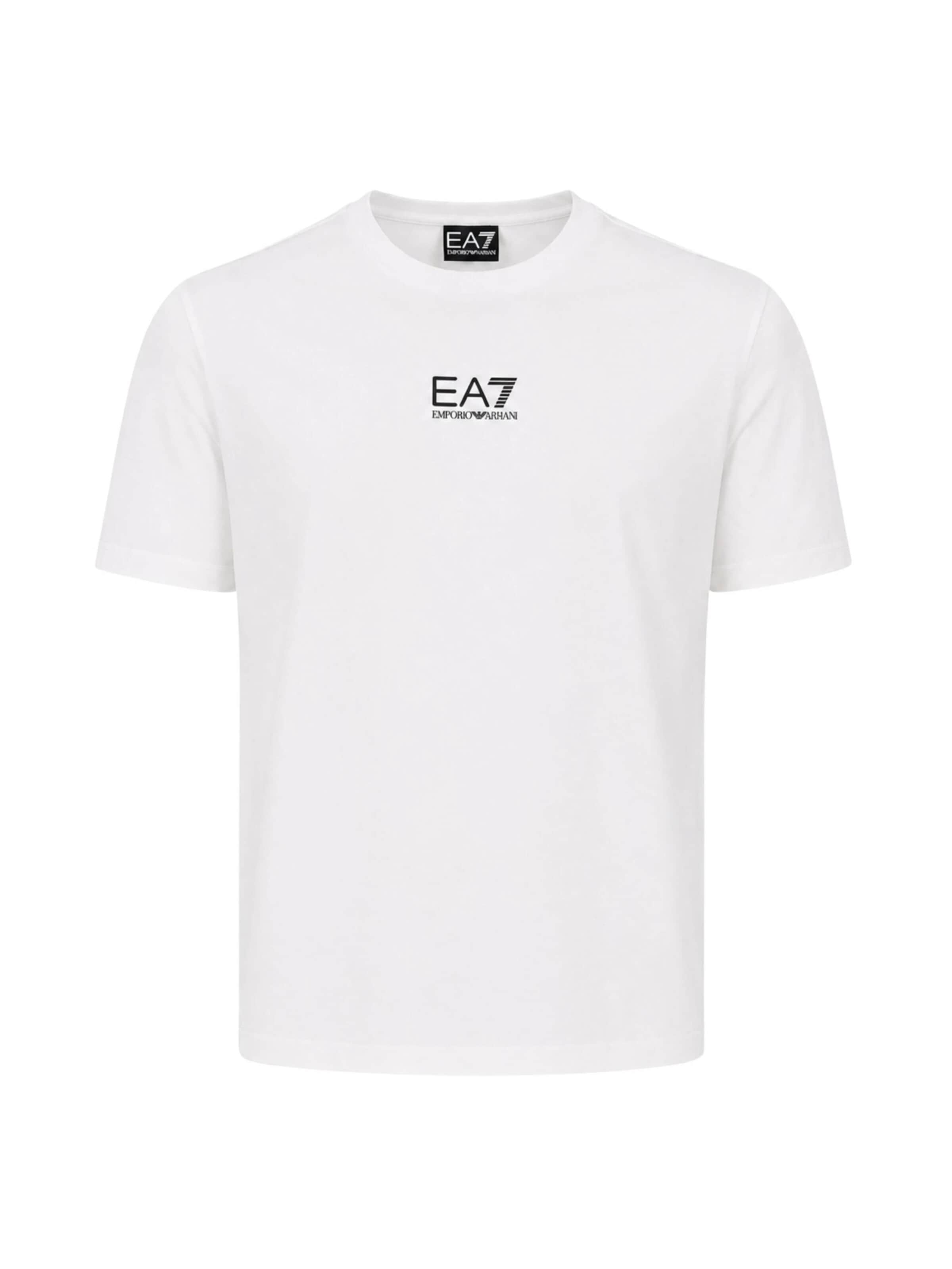 EA7 Emporio Armani - Camiseta en blanco: frente