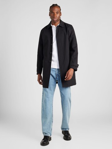 Manteau mi-saison 'Classic Mac' BURTON MENSWEAR LONDON en noir