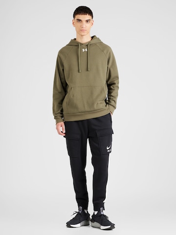 UNDER ARMOUR Athletic Sweatshirt in Green