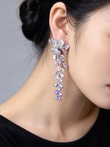 Boucles d'oreilles LanLivia en violet