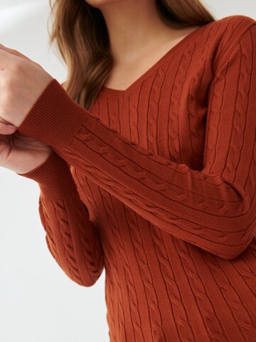 TATUUM Sweater 'WIRO' in Orange