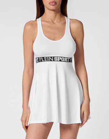 Robe Plein Sport en blanc : devant