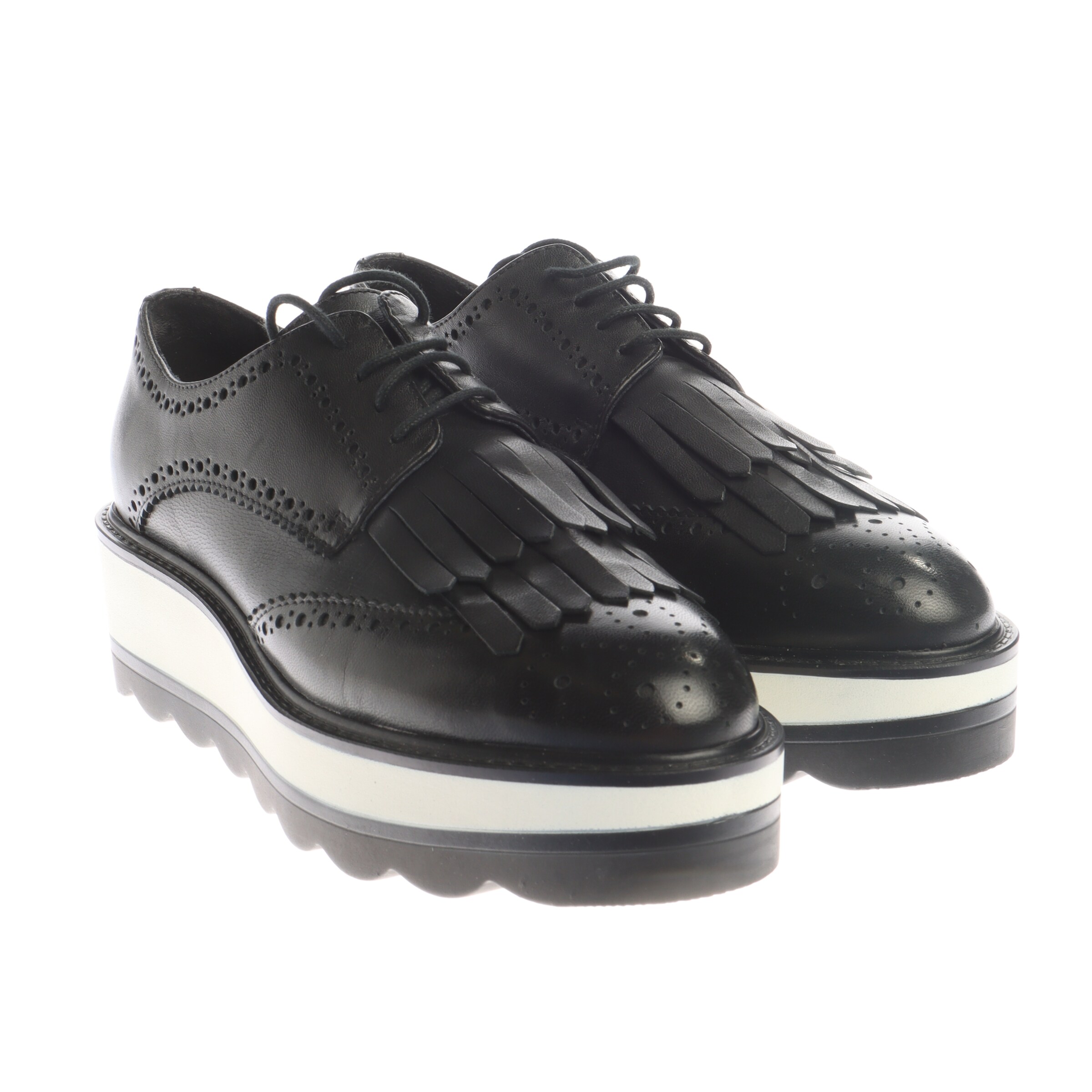 Marc Cain Flats & Loafers in 38 in Black: front