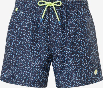 Shorts de bain North Sails en bleu : devant