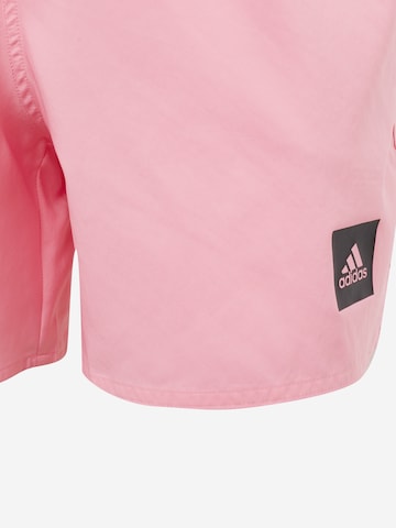 ADIDAS SPORTSWEAR Sportbadehose 'Short  Solid' in Pink