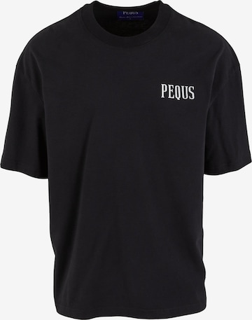 juoda Pequs Marškinėliai 'Rhinestone Art Gallery': priekis