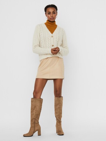 VERO MODA Strickjacke 'Wine' in Beige