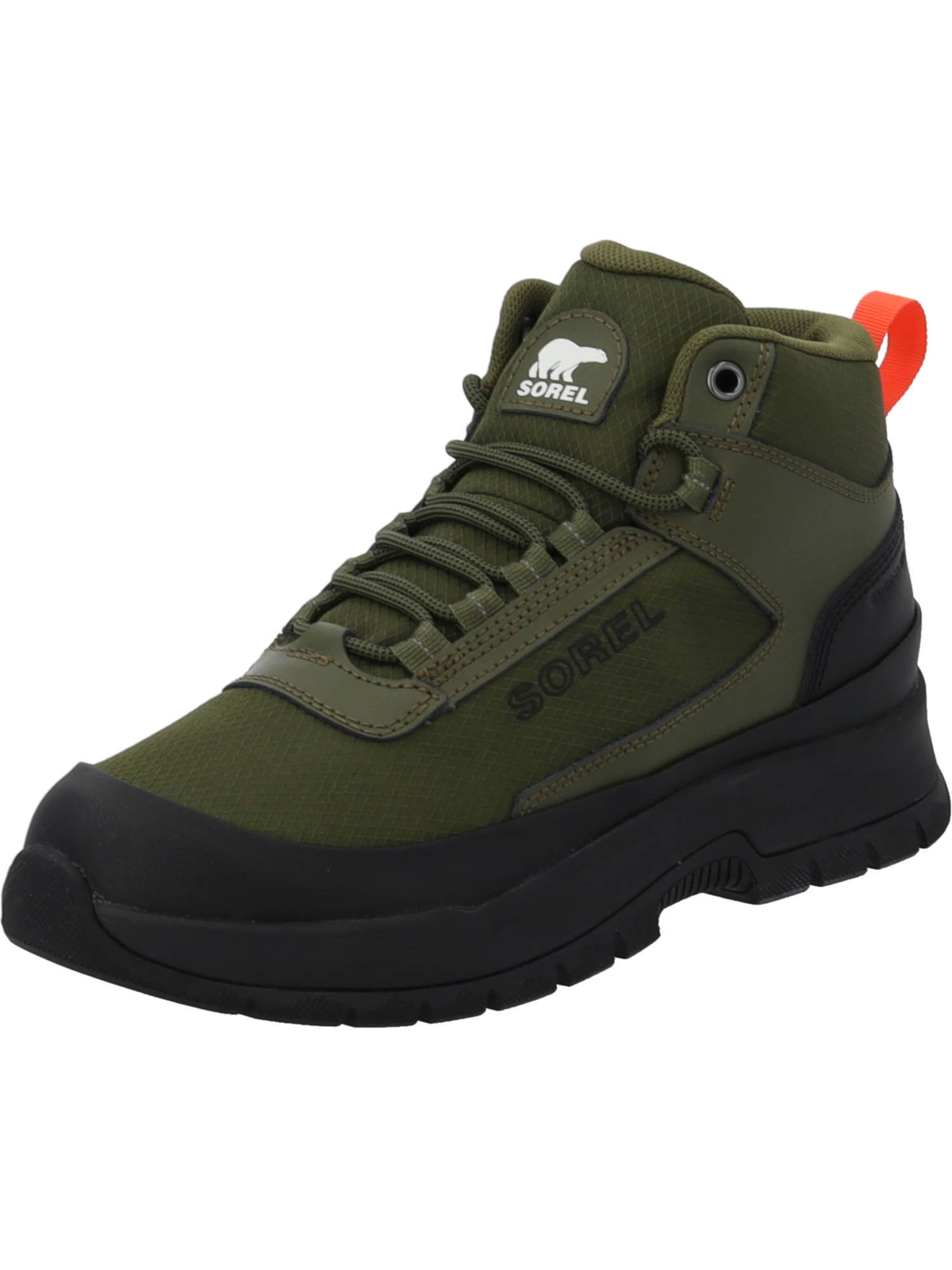 Bottes à lacets 'Outing NW Sneaker Mid 2138721' SOREL en vert : devant