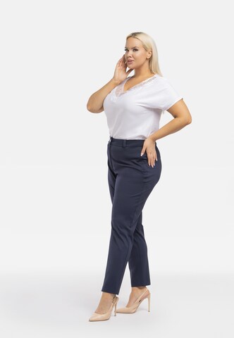 Coupe slim Pantalon Karko en bleu