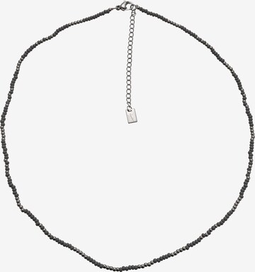 Leslii Necklace 'little stones' in Silver: front