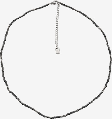 Leslii Necklace 'little stones' in Silver: front