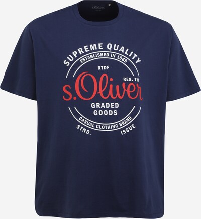 s.Oliver Red Label Big & Tall Särk meresinine / oranž / valge, Tootevaade