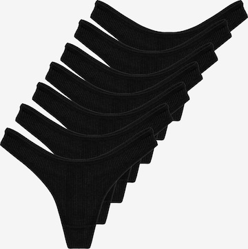 Tazzio Thong 'F902' in Black: front