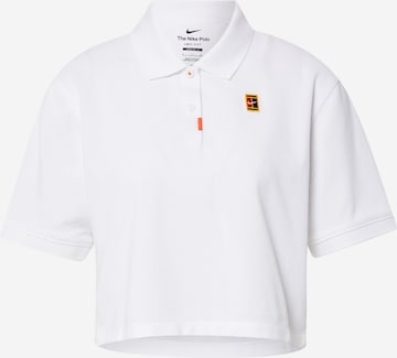 NIKE Sportshirt 'Heritage' in Weiß: front