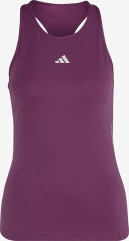 ADIDAS PERFORMANCE Sports Top in Purple: front