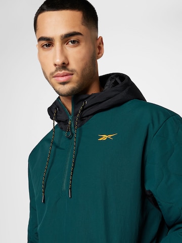 Giacca sportiva di Reebok in verde