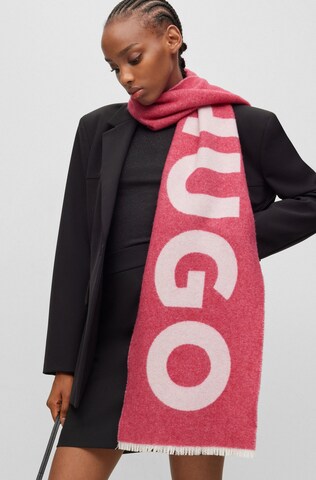 HUGO Scarf 'Alexie' in Pink: front