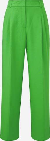 Pantalon à pince s.Oliver BLACK LABEL en vert : devant