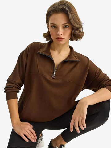 Felpa di Bianco Lucci in marrone