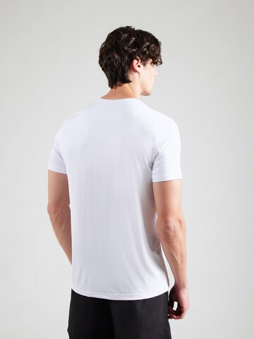 Maglia funzionale di 4F in bianco: dietro