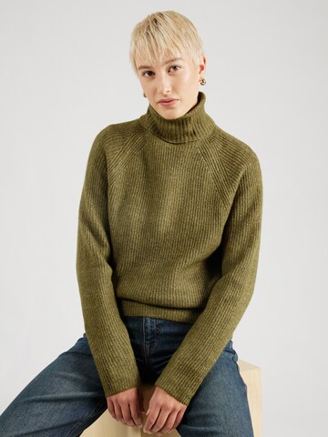 JDY Sweater 'JDYFINE' in Green: front
