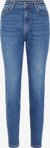 PIECES Curve Slimfit Jeans 'Kesia' in Blauw: voorkant