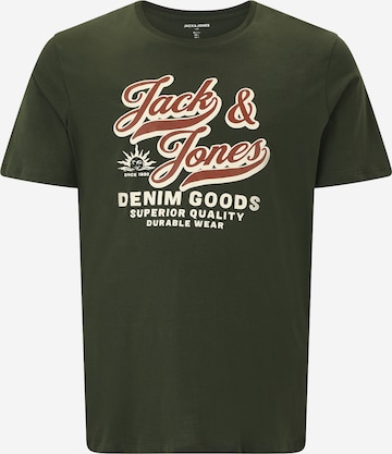 Jack & Jones PlusMajica - zelena boja: prednji dio