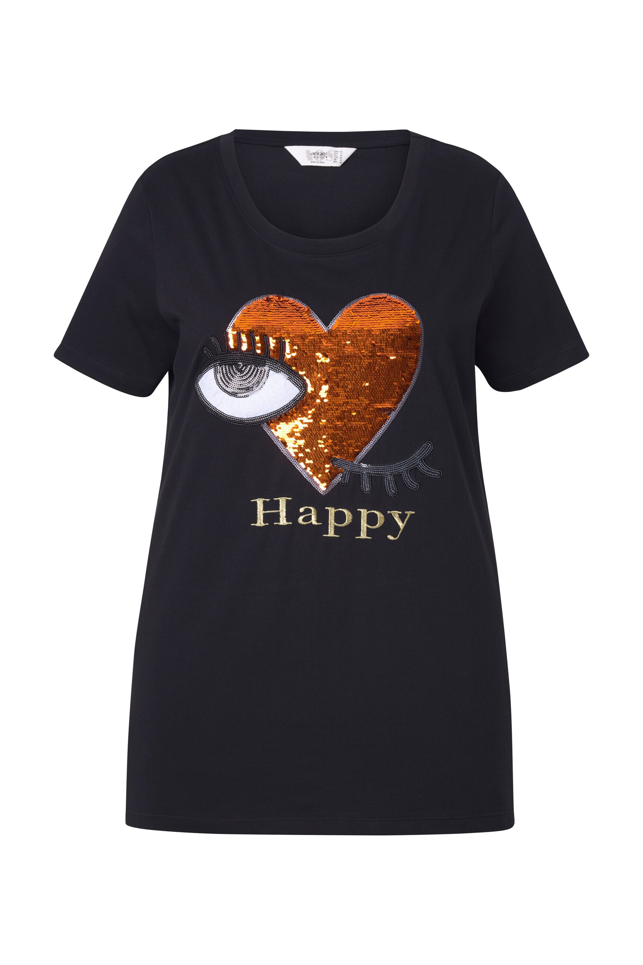 Angel of Style Shirt in Zwart: voorkant