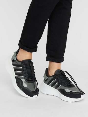 ADIDAS ORIGINALS Platform trainers in Black: front